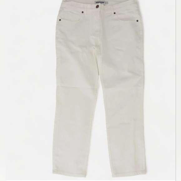 Ladies Guideboat Co. White Jeans sz 26 - Picture 2 of 5